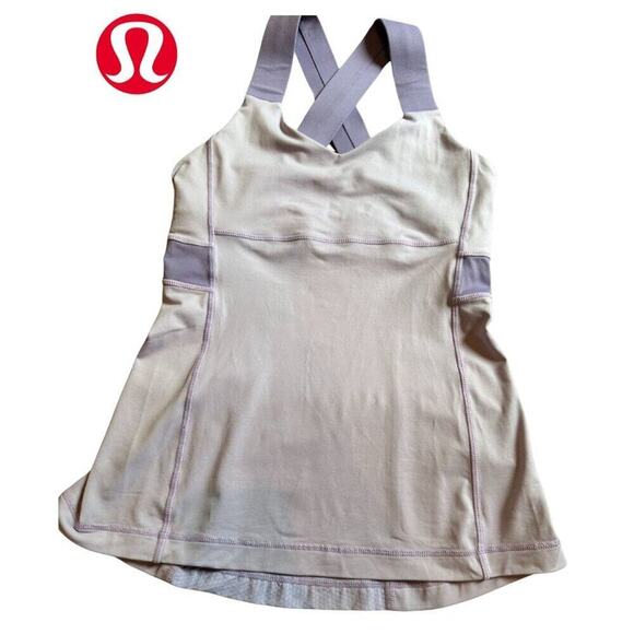 Lululemon Push Your Limits Tank | Heathered Lavender Dusk | Size 4-6 - Picture 3 of 15